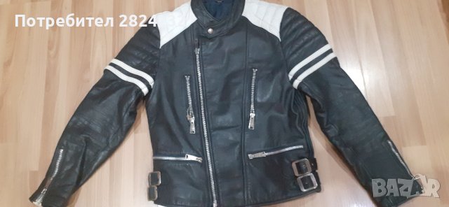 Моторджийско  яке  естествена кожа , снимка 1