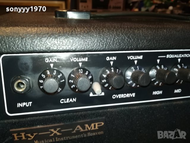 XY-X-AMP GX-30 GUITAR AMPLIFIER-ВНОС GERMANY 2912211205, снимка 9 - Ресийвъри, усилватели, смесителни пултове - 35266690