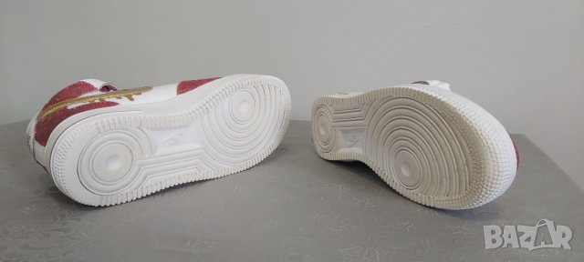 NIKE AIR FORCE 1 ръчно рисувани 38.5 номер без забележки , снимка 4 - Маратонки - 36796369