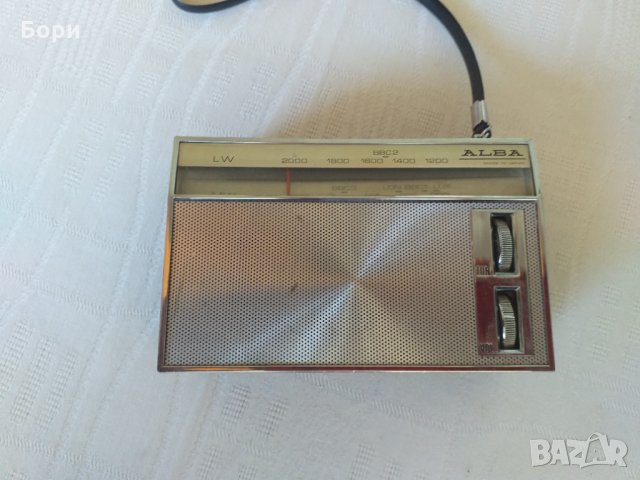 ALBA Радио 1962г  made in Japan, снимка 1 - Радиокасетофони, транзистори - 33680538