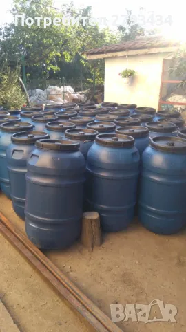 Бидони 220 л широко гърло (от храна)