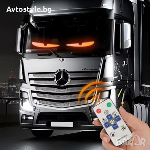 Лед ленти - Очи за предно стъкло 60см 2БР/К-Т, снимка 1