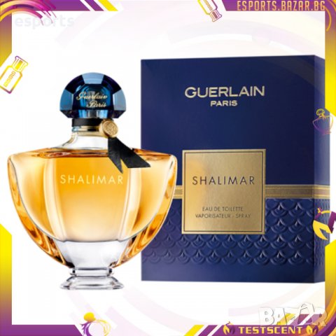 Тоалетна вода за жени Guerlain Shalimar EDT 90ml 90мл - 1мл липсващ, снимка 1 - Дамски парфюми - 36915866