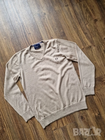 Страхотна мъжка блуза пуловер FRED PERRY размер S, снимка 3 - Пуловери - 52520716