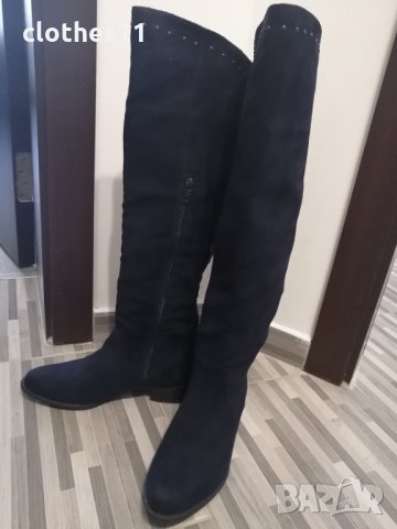 Велурени ботуши 37 номер , снимка 6 - Дамски ботуши - 27641573