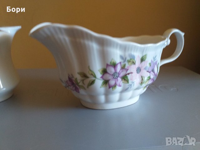Баварски порцелан голяма сосиера и каничка, снимка 6 - Чинии - 32965674