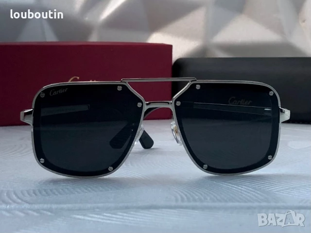 Cartier мъжки слънчеви очила 2 цвята, снимка 8 - Слънчеви и диоптрични очила - 50741556