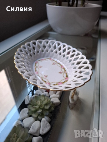 Овална малка купа, снимка 2 - Декорация за дома - 52931286
