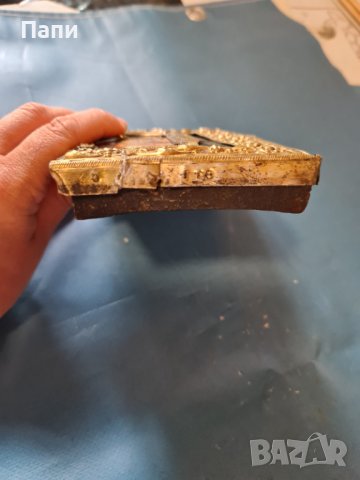 Руска икона с имперска ,царска проба 84. Датирана 1882 г., снимка 3 - Антикварни и старинни предмети - 40800405