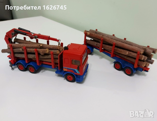 SIKU 1:55 DAF,MAN и MERCEDES-BENZ, снимка 5 - Колекции - 52903109