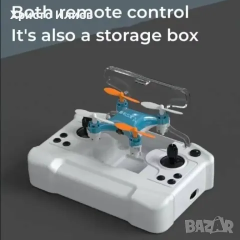 Мини дрон Квадрокоптер с дистанционно за вътре и отвън фиксирана височина, снимка 8 - Дронове и аксесоари - 47713085