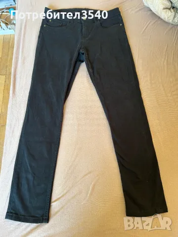 Черен панталон, снимка 2 - Панталони - 49343343