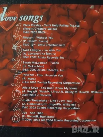 Love Songs - оригинален диск музика, снимка 2 - CD дискове - 49678978
