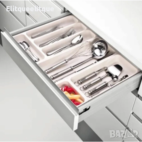 Разпределител за прибори Tescoma FlexiSPACE – Идеален ред във всяко чекмедже, снимка 2 - Други - 49959055