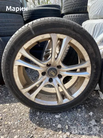 Лети джанти 17 цола 5х112 VAG, снимка 3 - Гуми и джанти - 49923606