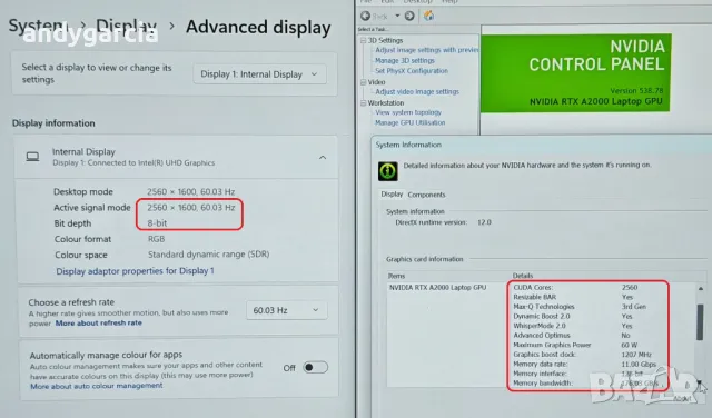 Intel Core i7 11850H/NVidia RTX A2000/16' IPS QHD+/16GB RAM/256GB SSD NVMe/Lenovo ThinkPad P1 Gen 4, снимка 15 - Лаптопи за работа - 48271250