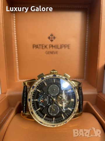 Мъжки часовник Patek Philippe Perpetual Gold Chronograph с автоматичен механизъм, снимка 5 - Мъжки - 38308976