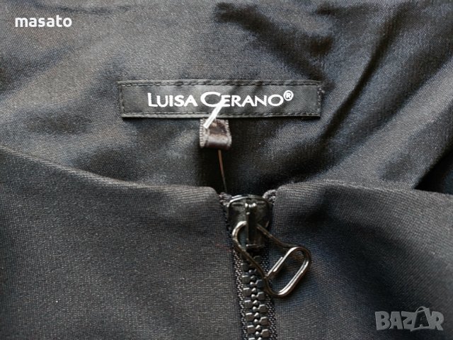 LUISA CERANO - черна рокля, снимка 3 - Рокли - 40529900