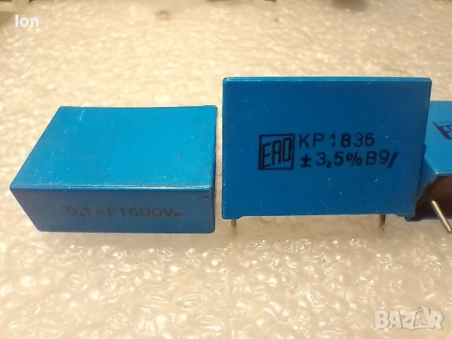 9,1nF/1600V, 3.5% точни, немски полипропиленови кондензатори за резонансни приложения , снимка 2 - Друга електроника - 31750571