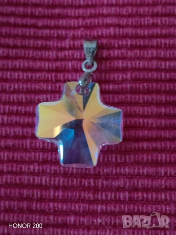Кръст кристали Swarovski. , снимка 7 - Колиета, медальони, синджири - 53581168