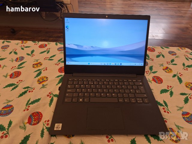 Мощен лаптоп Lenovo V14 с 4-ядрен Core I5-1035G1 и 14'' FHD 256 GB SSD 8GB DDR4 Windows 11