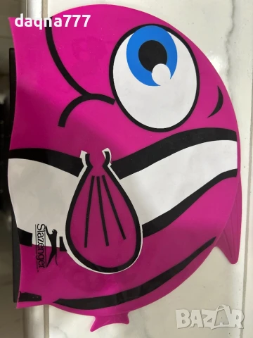 Детска шапка за плуване Slazenger Нова, снимка 3 - Шапки - 51146878