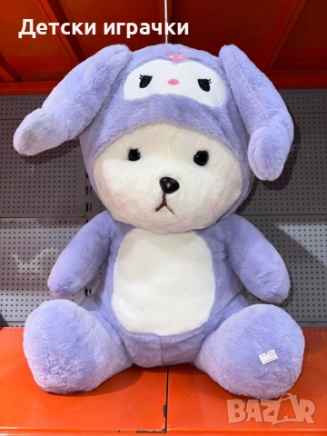 Голяма плюшена играчка Kuromi, Пикачу, плюшено Мече, 70см, снимка 4 - Плюшени играчки - 53170514