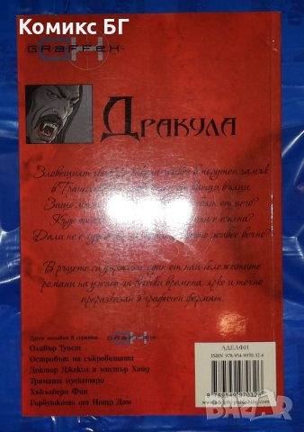 Комикс Дракула - Брам Стокър, Фиона Макдоналд, Пенко Гелев, снимка 2 - Списания и комикси - 40537506