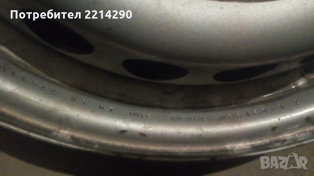 Желязна джанта за Mercedes Sprinter W906, снимка 2 - Гуми и джанти - 28901373