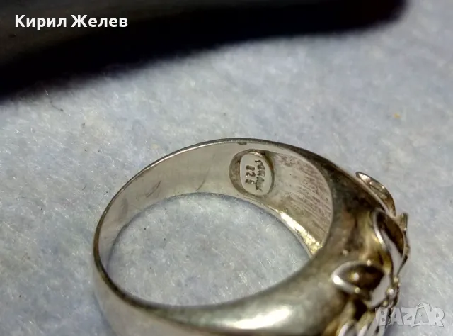 ТОКАШ - ПРЕЛЕСТЕН ФЛОРАЛЕН СКЪПОЦЕНЕН СРЕБЪРЕН ПРЪСТЕН СРЕБРО 925 TOKASH с ИСКРЯЩИ ЦИРКОНИ 13782, снимка 12 - Пръстени - 49913282