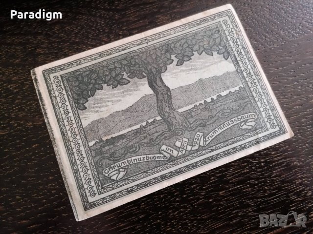 Банкнота - Австрия - 50 хелера UNC | 1920г., снимка 2 - Нумизматика и бонистика - 26671307