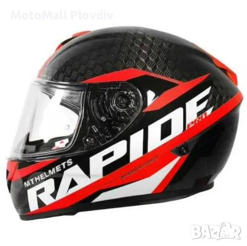 Каска MT RAPIDE размер М мото мотор писта ПРОМО!, снимка 2 - Аксесоари и консумативи - 49244044