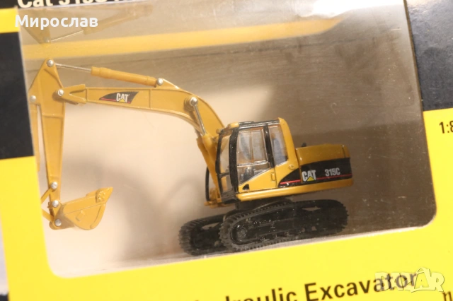 CAT 1/87 H0 ТРАКТОР БАГЕР ФАДРОМА ТОВАРАЧ КОЛИЧКА МОДЕЛ, снимка 4 - Колекции - 53586825