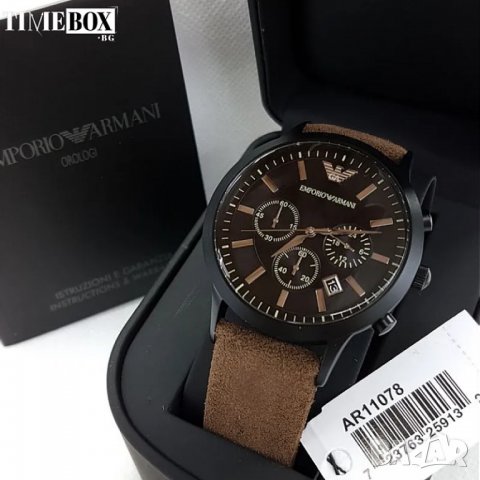 Emporio Armani AR11078 Renato Chronograph. Нов мъжки часовник, снимка 5 - Мъжки - 38790348