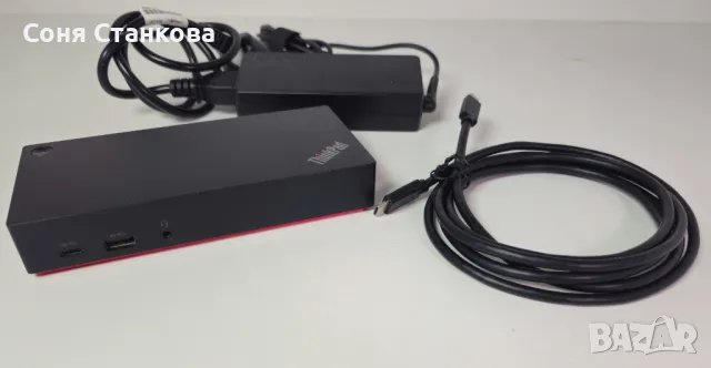 Lenovo Docking Station USB-C Dock Gen 2 - USB-C и 90w захранване, снимка 7 - Други - 50256403