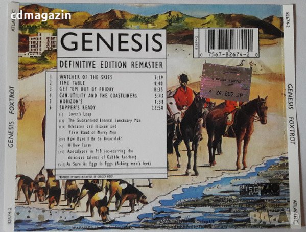 Компакт дискове CD Genesis – Foxtrot, снимка 2 - CD дискове - 34676791