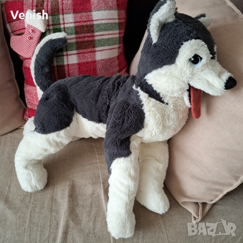 Голямо Хъски куче, снимка 3 - Плюшени играчки - 52836506