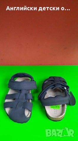 Английски детски сандали естествена кожа-ортопедични-M&S, снимка 4 - Детски сандали и чехли - 28557654