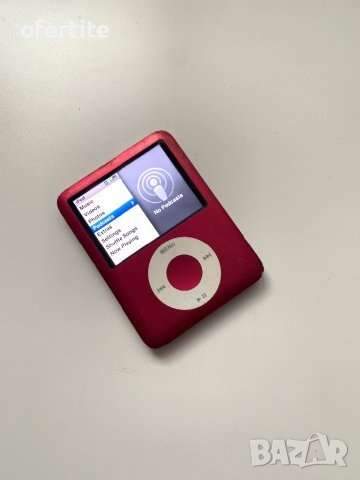 ✅ iPod 🔝 Nano 3 Gen 8 GB RED, снимка 2 - iPod - 40552530