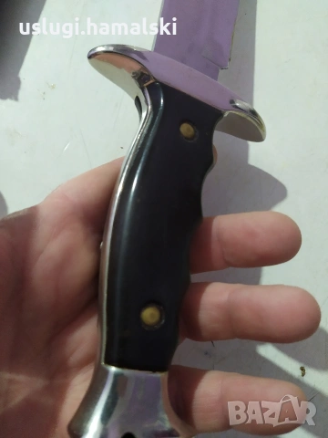 Голям ловен нож, снимка 8 - Антикварни и старинни предмети - 53396624