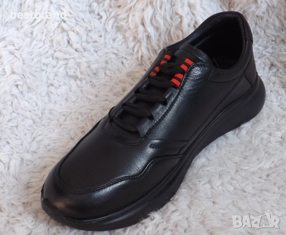 Обувки, естествена кожа, черни, код 541/ББ1/69, снимка 5 - Ежедневни обувки - 37357222
