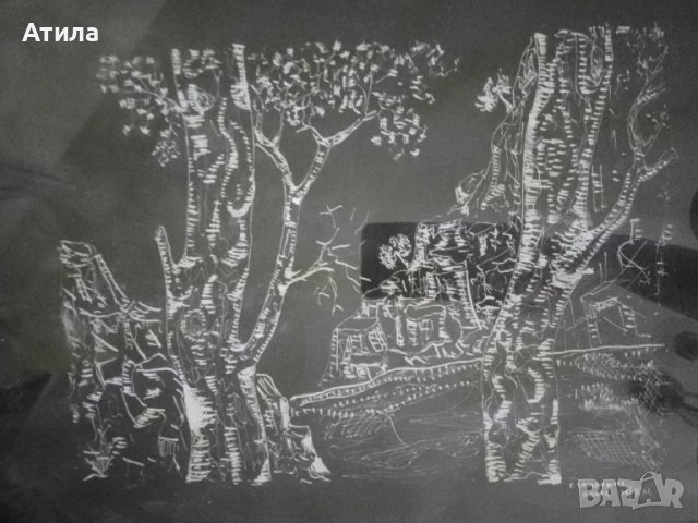 картина 42/32 см Гърция, снимка 4 - Картини - 50876443