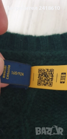 POLO Ralph Lauren Cable Wool / Cashmere Knit Womens Size M НОВО!  ОРИГИНАЛ! Дамски Пуловер, снимка 7 - Блузи с дълъг ръкав и пуловери - 52584616
