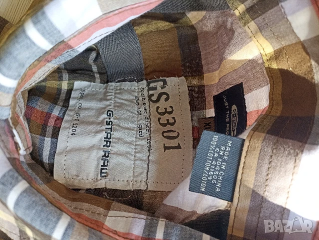 Мъжка риза G-Star Raw, снимка 6 - Ризи - 50447260