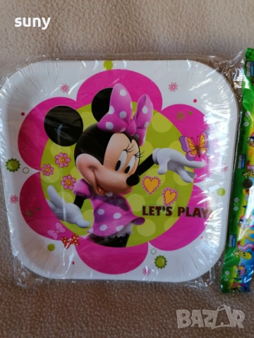 Парти чинийки Мини Маус