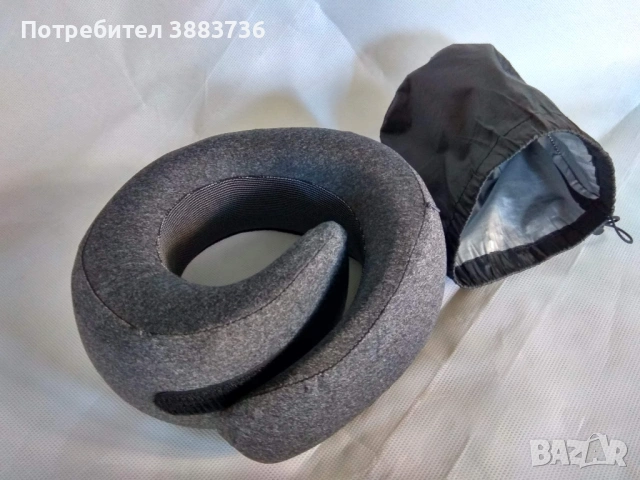 Възглавница за път Gab с мемори пяна и калъф, снимка 2 - Самолетни екскурзии - 53531333