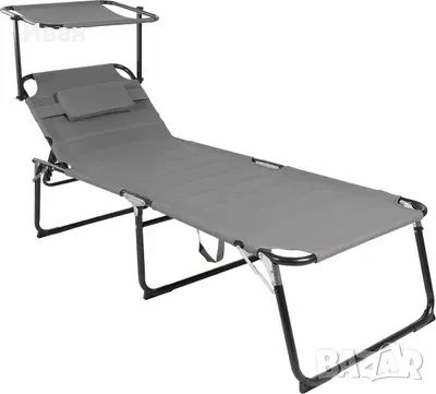 Нови! Шезлонги Solax-Sunshine XXL Comfort с възглавница и сенник. , снимка 7 - Къмпинг мебели - 48981643