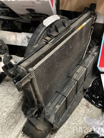 Радиатор воден и климатичен за мерцедес ц класа w203 2.2 дизел интеркулер и охладителна перка мотор