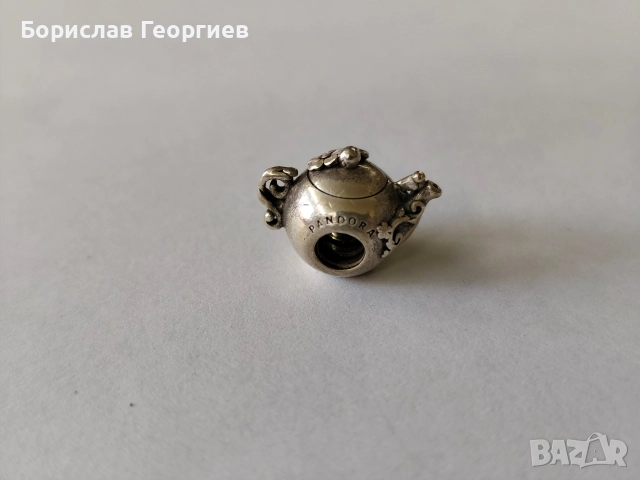 Оригинален сребърен талисман чайник Пандора pandora
