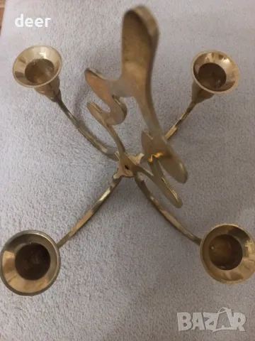 Месингов свещник, снимка 3 - Други - 48056788